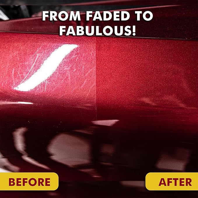 Garry's Royal Satin - One Step Automotive Cleaner Wax - Oxidation Remover and Restoration Wax For Cars, Trucks, & Busses - Carnauba/Hydro-Polymers - Shine Restorer - Original Cream Paste, 32 Oz