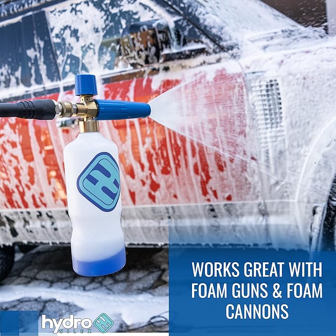 HydroSilex Ceramic High Foaming Silica Soap SIO2 Infused. Hydrophobic Coating Car Wash Soap for Paint, Vinyl, Rubber & Plastic (16oz)