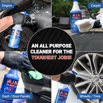 AIM Chemicals Magic Clean Multipurpose Cleaner - Industrial & Car Detailing - Cleans Cars, Trucks, SUVs, Boats, RVs - Effective Wheel & Tire Cleaner - Powerful Degreaser - Heavy Duty Use, 1 Gal