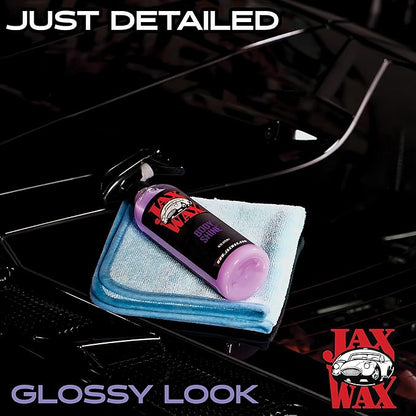 Jax Wax Body Shine Detailer - Spray Car Wax, Removes Water Spots and Dirt, Formulated with Natural Oil and Waxes for Superior Protection and Shiny Look, Use on Car, Boat and Motorcycle, 16 Oz