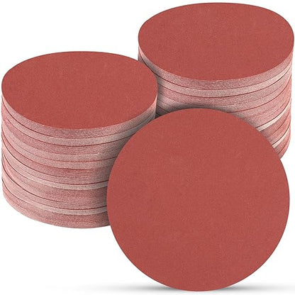 100 PCS 6 Inch Sanding Discs 1500 Grit Hook and Loop Sandpaper, Round Orbital Sand Paper Discs for Sander
