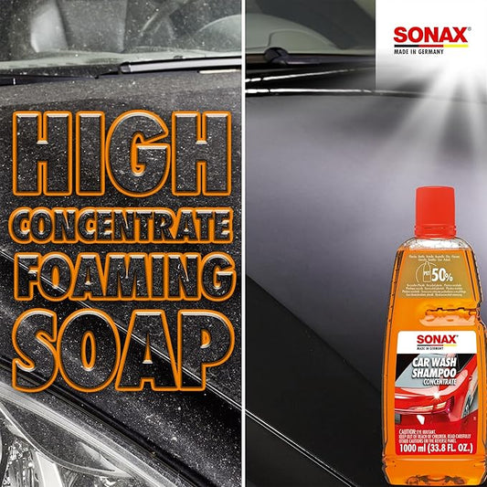 SONAX (314500 Car Wash Shampoo Concentrate - 169 fl. oz.