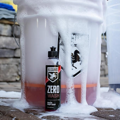 ZERO Wash - Strip Wash & Decontamination Soap - Deep Cleaning Removes Tough Contaminants, Old Car Waxes, & Sealants - Superior Surface Prep Boosts Coating Bond & Strength - Car Shampoo & Wax Remover