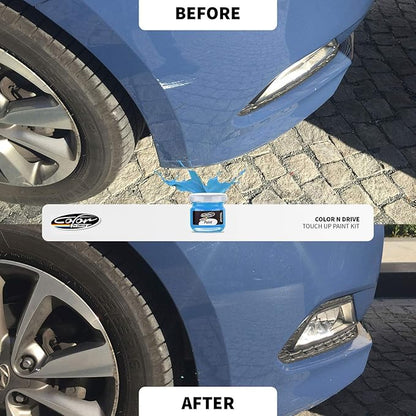Color N Drive Touch Up Paint - Compatible with Hyundai Amazon Gray (A5G) - Scratch and Chip Repair Kit - Plus Pack