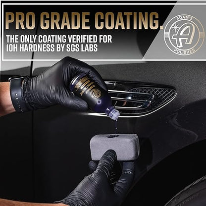 Adam's Advanced Graphene Ceramic Coating (Standard Kit) - 10H Graphene Coating for Auto Detailing, 9+ Years of Car Protection & Patented UV Technology