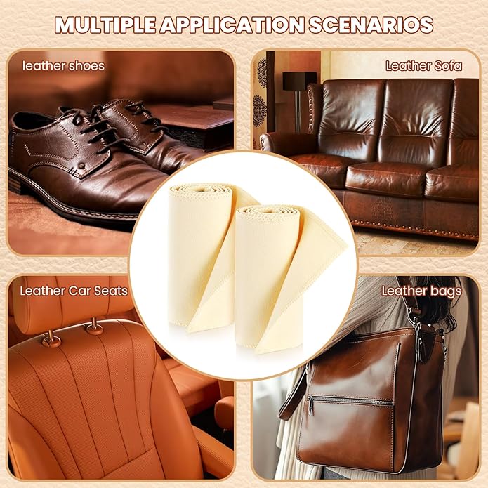 10 Pcs Shine Shoes Cloth Kit Polish Dauber Applicators Cleaning Leather Shoes Boots Microfiber Care Cloths Suede Cleaner