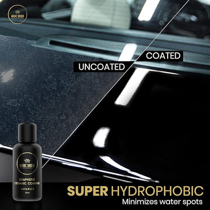 Graphene Coating for Cars │ Self-Healing, 5+ Years Durability │ Advanced SiO2 Ceramic Protection - High Gloss, Anti-Scratch - Perfect for Cars, Motorcycles, Marine, and RVs