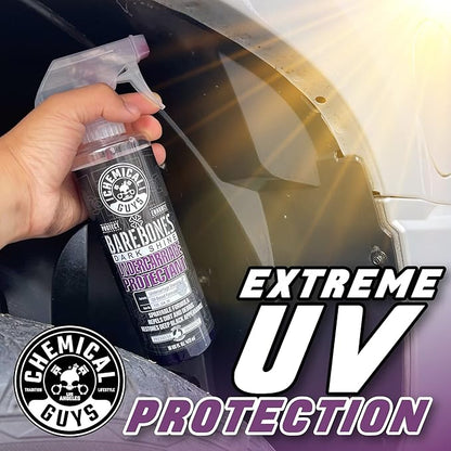 Chemical Guys Bare Bones Premium Dark Shine Spray - For Undercarriage, Wheel Wells & Trim - Deep Black Finish, Non-Greasy, Safe for Cars, Trucks, SUVs, RVs - 128 oz (1 Gallon)