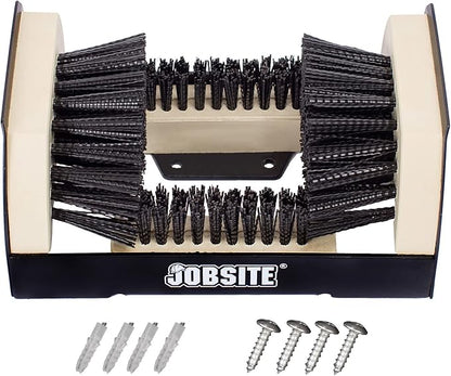JobSite The Original Boot Scrubber - All Weather Industrial Shoe Cleaner & Scraper Brush, pack of 6