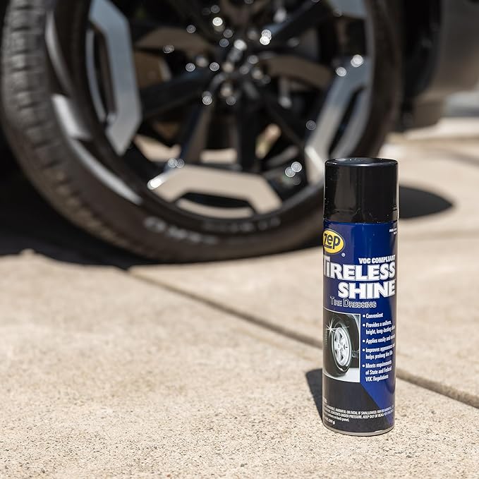 Zep Tireless Shine Tire Dressing - 14 OZ (Case of 12) - 1801