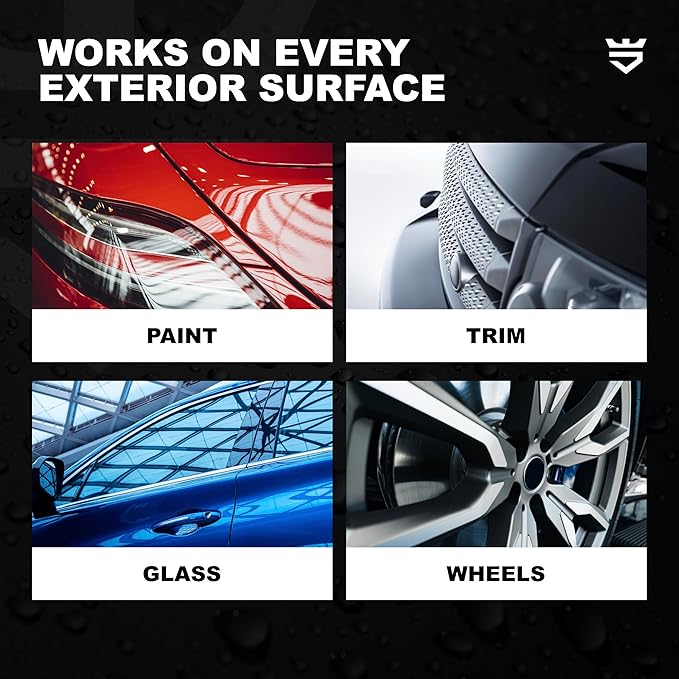 AvalonKing Armor Shield Lite Fast Ceramic Coating Spray – Ceramic Coating for Cars with 6-Month Hydrophobic Protection & Instant Gloss – Car Detailing Spray for Paint, Glass, Wheels & Trim 16 oz