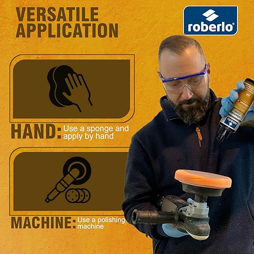 ROBERCAR C900 High Cut Liquid Compound - 250ML Advanced Buffing Compound, Cutting Compound, and Polishing Compound for Automotive, High Performance Rubbing Compound