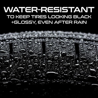 Formula 1 Black Gold, Long-Lasting Tire Shine Restores Glossy Black Color to Rubber and Plastic Trim, Water Resistant with UV Protection, 23oz