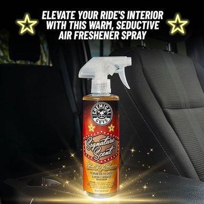 Chemical Guys AIR_069_1602 Signature Scent Premium Air Freshener and Odor Eliminator, Long-Lasting Scent, Great for Cars, Trucks, SUVs, RVs & More, 16 oz (2 Pack)