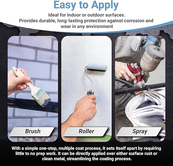 RUST BULLET DuraGrade Color - White - 5 Gallon - Advanced Technology Corrossion Control, Rust Inhibitor & Protective Coating, Exceptional Adhesion, UV Resistant