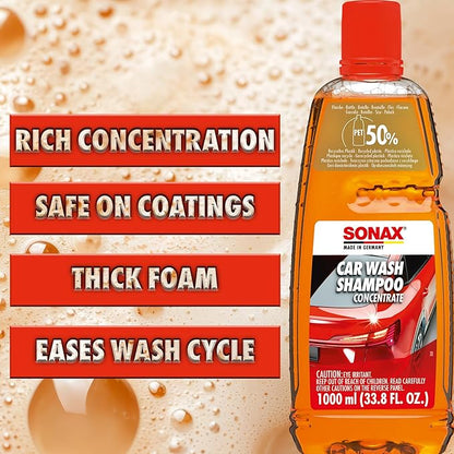 SONAX (314500 Car Wash Shampoo Concentrate - 169 fl. oz.