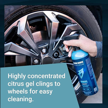 Bling Sauce Wheel Clean Automotive Bundle, Includes Tire Sauce and Wheel Sauce