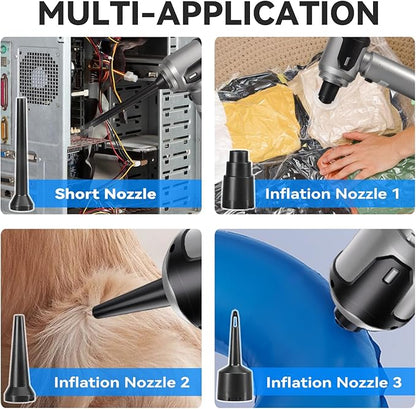 Grixz Handheld Vacuum Cleaner, 22000Pa Powerful Car Vacuum Cleaner Cordless, Lightweight Mini Vacuum Air Duster, Rechargeable Portable Vacuum for Car, Home, Kitchen