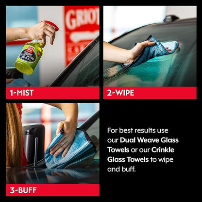 Griot's Garage Ceramic Glass Cleaner Spray for Car Windows, Windshields, Mirrors and Home Use, Cleans and Protects, Streak-Free, 11009, One Gallon