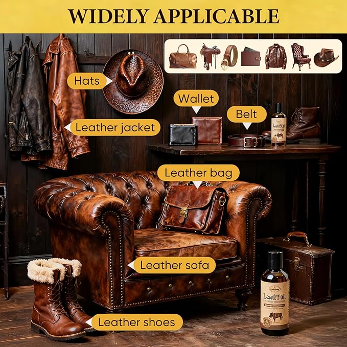 Awaydol Saddle Soap for Leather 3.52oz,3-in-1 Leather Cleaner & Conditioner to Soften,Protect Leathercraft with Horsehair Brush & Cloth,Leather Soap for Car Interior,Couch,Shoe,Purse,Boot,Bag & Saddle