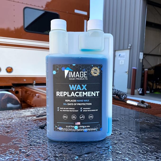 Image Wash Products Wax Replacement (Foamable) - Protectant for Trucks/RV's/Cars/Boats/Trailers/Equipment. ((32 Fl Oz (Pack of 1)))