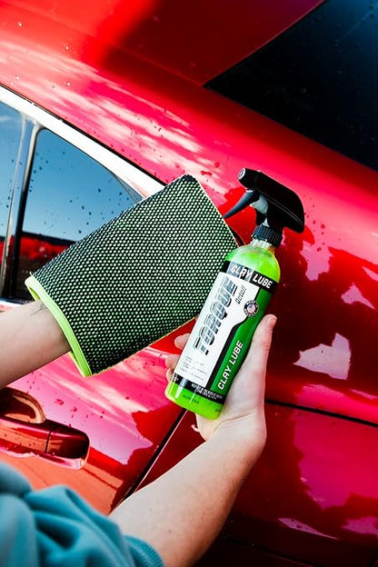 Torque Detail Clay Mitt & Clay Lube Combo - Reusable, Premium Clay Bar Mitt & Clay Lubricant - Decon Your Exterior Surfaces Clay Mitt for Car Detailing (Clay Lube & Clay Mitt)