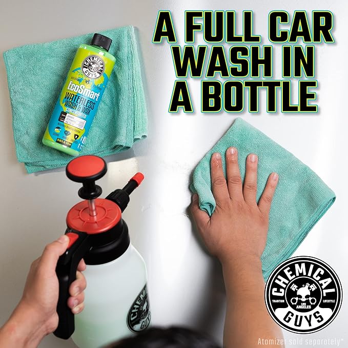 Chemical Guys WAC_707_16 EcoSmart Hyper Concentrated Waterless Car Wash and Wax, Safe for Cars, Trucks, SUVs, Motorcycles, RVs & More, 16 fl oz