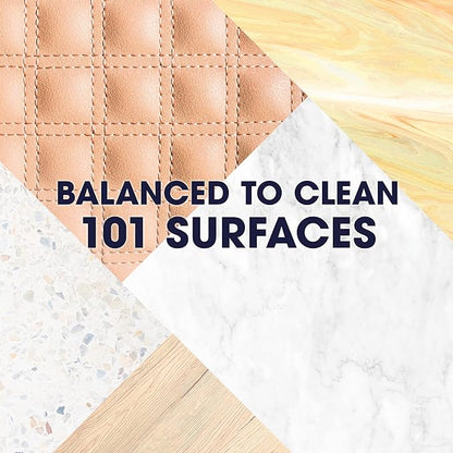 Pledge Multisurface Cleaning Wipes, pH Balanced, Fresh Citrus, 25 Count (Pack of 4, 100 Total Wipes)
