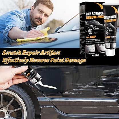 Scratch Remover for Vehicles, Upgrade Car Scratch Remover for Deep Scratches, Car Polishing Wax Scratch Remover for Vehicles,Car Scratch Repair Paste,Cars Paint Scratchs Repair Kit with Wipe Sponge