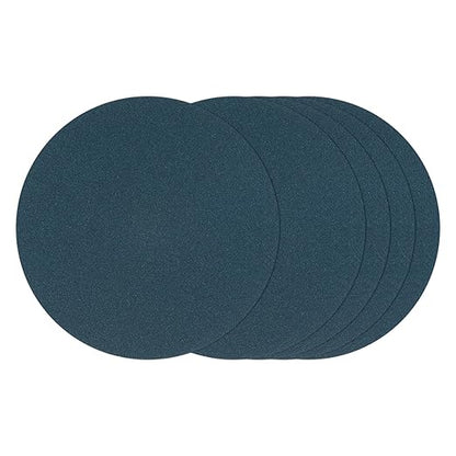 Kozelo 25 Pcs Sanding Discs 8-7/8 Inch 120 Grit Hook and Loop Orbital Sandpaper Suitable for Metal Wood Furniture DIY Grinding and Polishing, Blue
