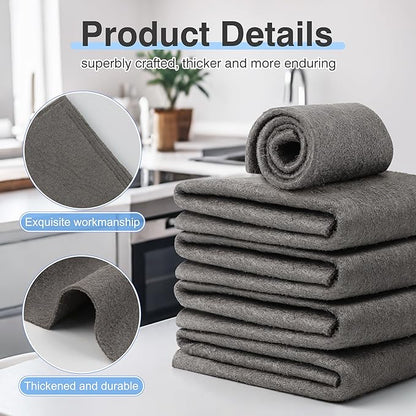 30 Pcs Thickened Magic Cleaning Cloth, Microfiber Streak Free Cleaning Cloths Reuseable Magic Cleaning Wipes for Windows Glass