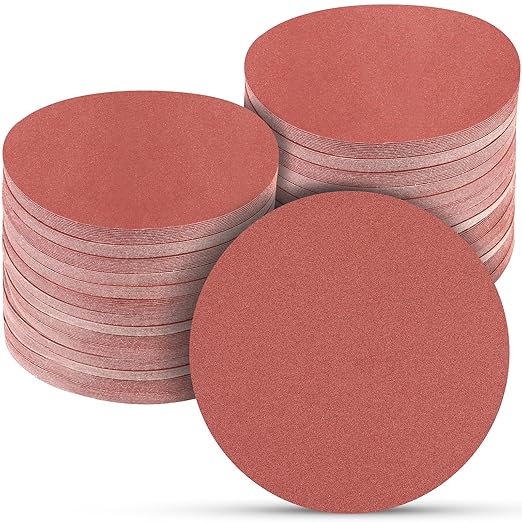 100 PCS 6 Inch Sanding Discs 1200 Grit Hook and Loop Sandpaper, Round Orbital Sand Paper Discs for Sander