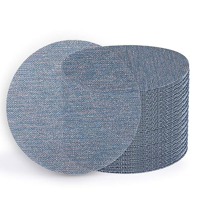 5 Inch 50 PCS Premium Ceramic Mesh Sanding Discs 60 Grit, Dust Free Hook and Loop Round Anti-Clogging Sandpaper Disc for Random Orbital Sander