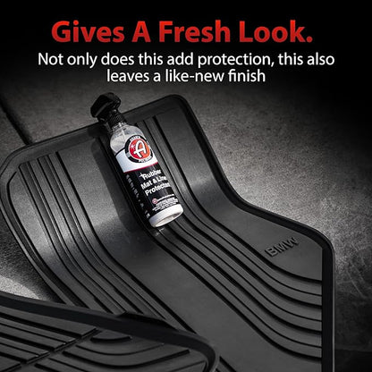 Adam's Polishes Rubber Mat & Liner Protectant (16 fl. oz) - Rubber Floor Mat Protective Spray Car Detailing | Non-Sticky, Non-Greasy, Non-Slip Formula | Restores Mats, Truck Bed Liners, Trunk & More