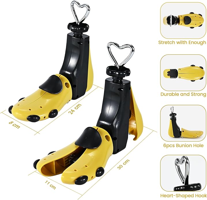WANNUOQI Shoe Stretcher For Women Men,Boot Stretcher Women Men,Shoe Expander Widener Stretch Length Width