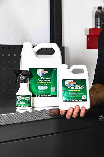 POR-15 Stop Rust Preparation System -Cleaner Degreaser and Metal Prep, Non-flammable and Water-based, 128 Fluid Ounces, 1-gallon each
