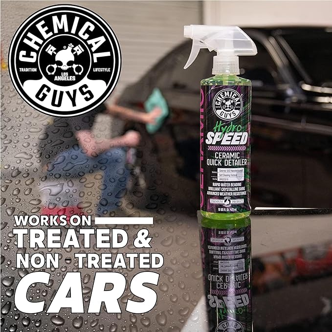 Chemical Guys HydroSpeed Ceramic Quick Detailer, Safe for Cars, Trucks, SUVs, Motorcycles, RVs & More, 32 fl oz - WAC23332
