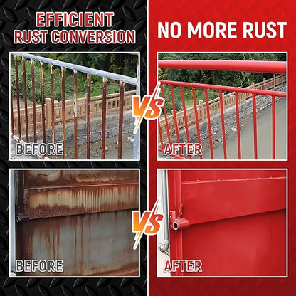 styleonme Water-based metallic paint, Anti-Rust Paint, Red 32 Fl Oz, Metal Primer & Preventive Coating, Rust Preventive Paint, Stop Rust and Corrosion Permanently (High-Gloss)