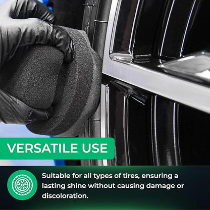 Armour Detail Supply Tire+, Advanced Water-Based Tire Shine Spray for Lasting Shine, All Tire Spray, Durable and Hydrophobic - 1 Gallon Bottle