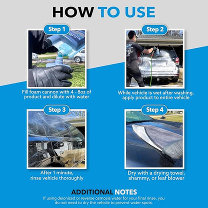 Image Wash Products Wax Replacement (Foamable) - Protectant for Trucks/RV's/Cars/Boats/Trailers/Equipment. ((32 Fl Oz (Pack of 1)))