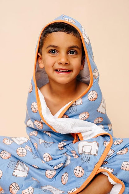 Copper Pearl Hooded Bath Towels Premium Knit/Terry Cloth Toddler Towels with Hood, Pockets, and Cool Designs - Great to Gift and Make Bath Time Fun - Big Kids Hooded Towel, Dunk