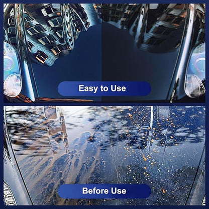 Car Coating Spray, Sopami Quick Effect Coating Agent, Quickly Coat Car Wax-Easy to Use Polish Spray Waterless Wash Wax, 16.9 fl.oz - 500ml (1 Set)