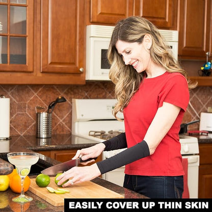 iM Sports Skin Guards Skin Protection Forearm Sleeves - Made in USA - Pair
