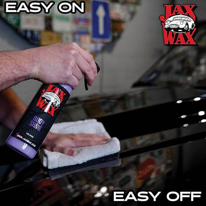 Jax Wax Body Shine Detailer - Spray Car Wax, Removes Water Spots and Dirt, Formulated with Natural Oil and Waxes for Superior Protection and Shiny Look, Use on Car, Boat and Motorcycle - 32 Oz