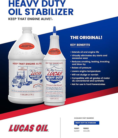 Lucas Oil 10001 Heavy Duty Oil Stabilizer - 1 Quart
