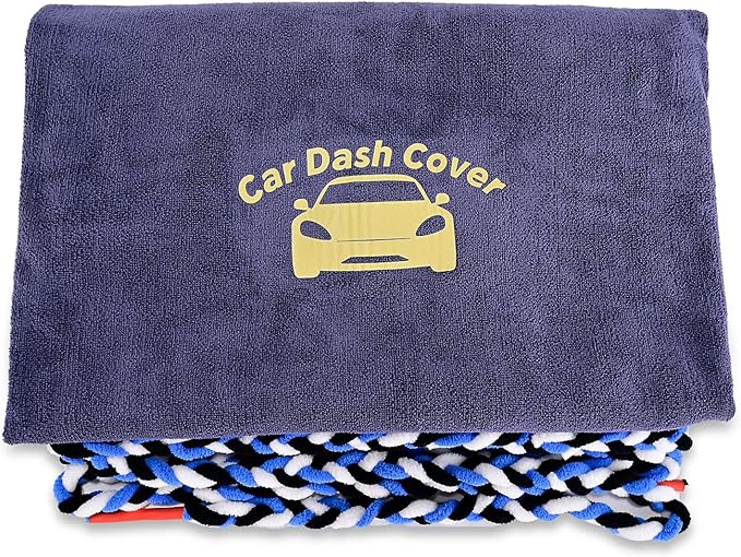 NEWISHTOOL Window Tinting Dash Protection, Super Absorbent Dash Towel Microfiber Towel and Strand Soak Rope Tool, Protective Control Water Shield for Windshield Film Install Scratch Free Tint Tools