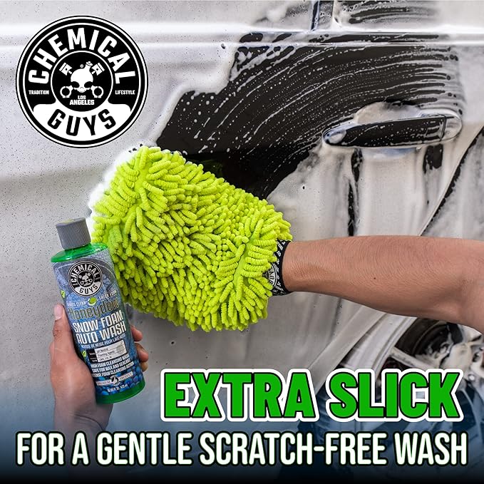 Chemical Guys Car Wash Soap for Foam Cannon or Bucket, Honeydew Snow Foam Car Wash Soap for Trucks, Motorcycles, RVs & More, Super Suds, Honeydew Scent - 128 oz (1 Gallon)