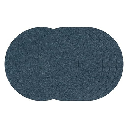 Kozelo 25 Pcs Sanding Discs 7 Inch 80 Grit Hook and Loop Orbital Sandpaper Suitable for Metal Wood Furniture DIY Grinding and Polishing, Blue