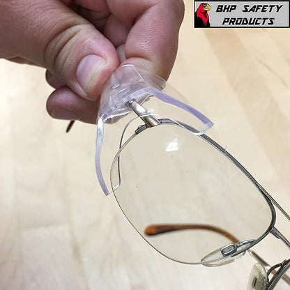Pyramex Slip-On Clear Side Shield for Added Protection on Safety Glasses (2)