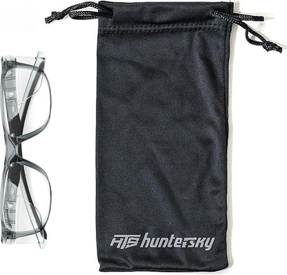 HTS HUNTERSKY TR90NZZ Safety Glasses with Side Shield Small Size Women Men ANSI Z87 Anti Fog Scratch Resistant Lab Pickleball